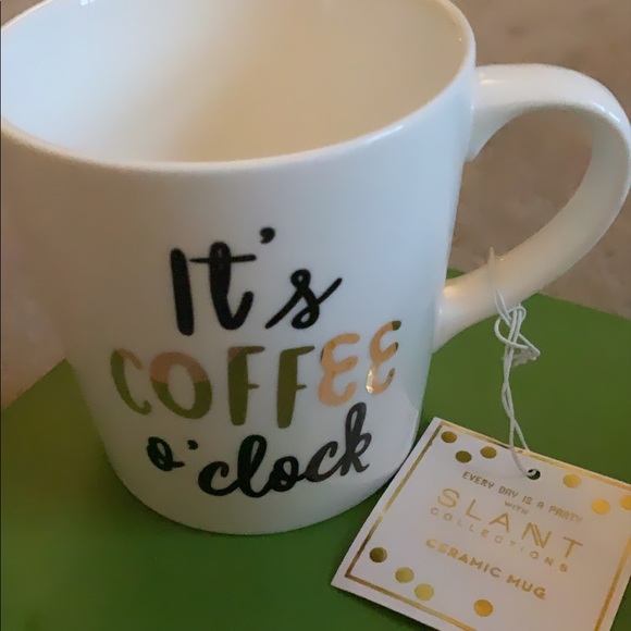 ☕️”It’s Coffee O’Clock” Ceramic Mug - Picture 2 of 5
